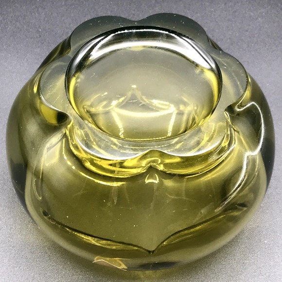 Canterbury Greenbriar TIFFIN Franciscan Rose Bowl Original Sticker Citron Green - Picture 5 of 7